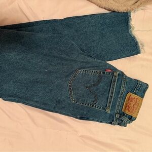 Levi's Dark Blue Denim Jeans